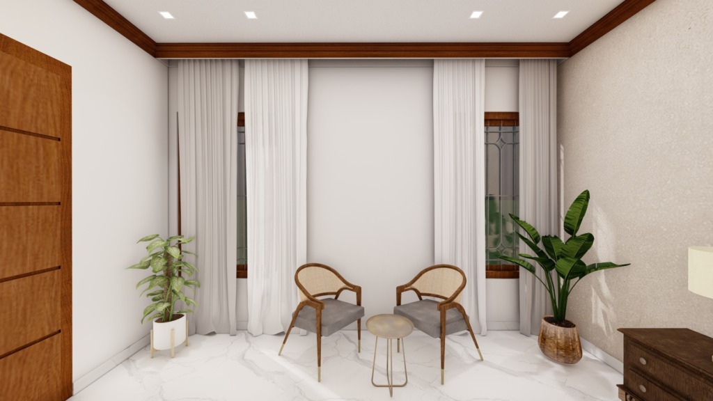 Seating nook at House of Heritage, by Kaari Studio