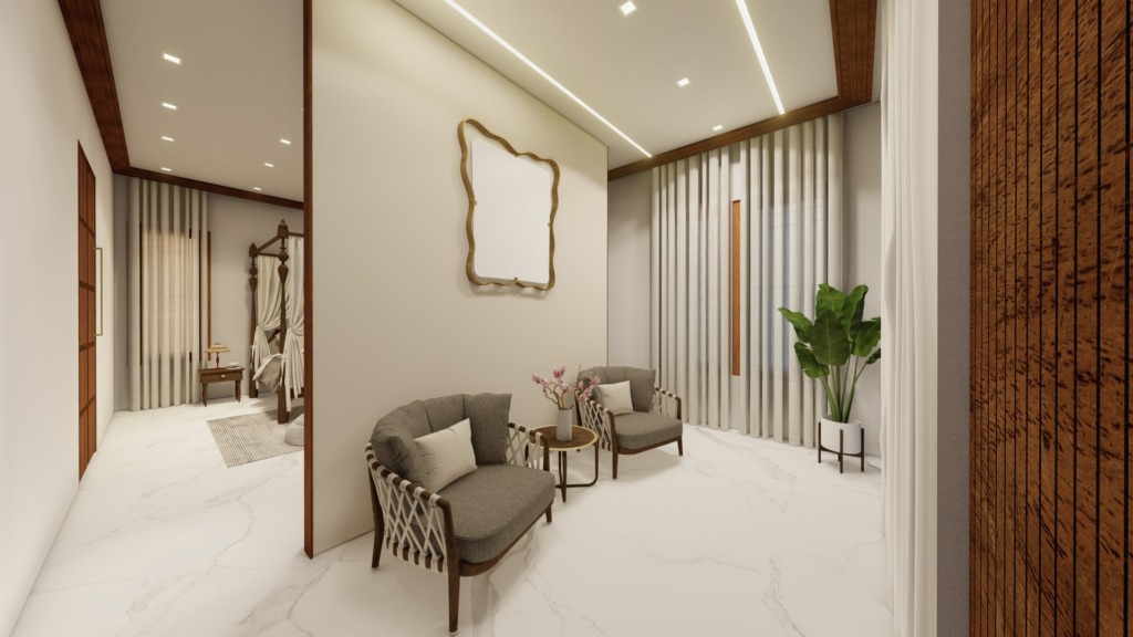 Sitting area at House of Heritage, by Kaari Studio