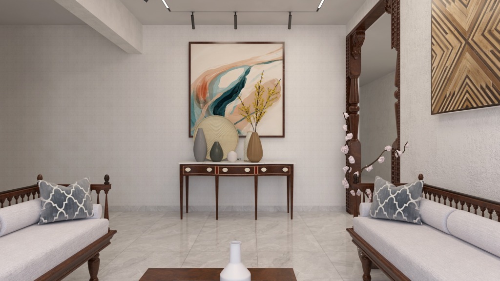Drawing room, second view at House of Heritage, by Kaari Studio