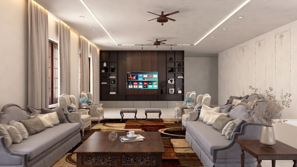 Family room at House of Heritage, by Kaari Studio