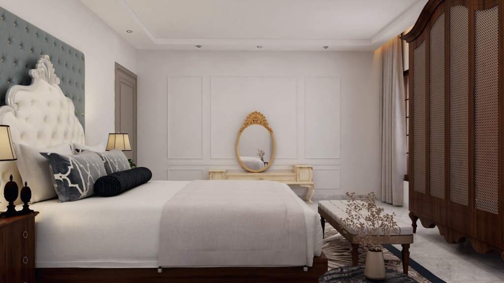 Guest bedroom 2 at House of Heritage, by Kaari Studio
