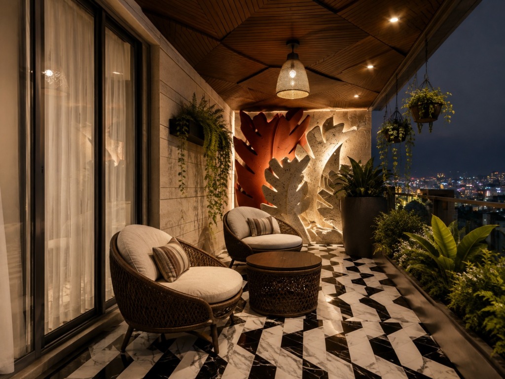Balcony at The Art House, by Kaari Studio
