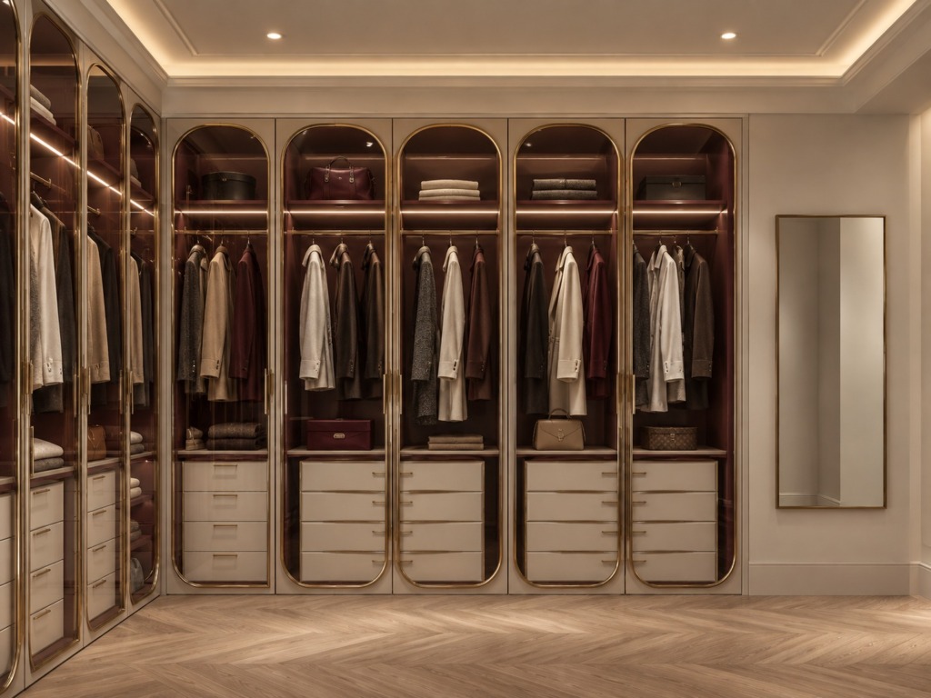 Bedroom wardrobe 1 at The Mayfair House, by Kaari Studio