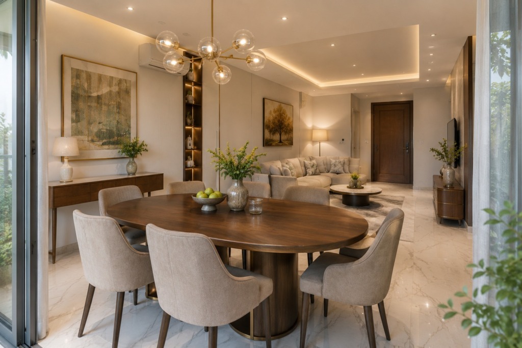Dining at The Urban Retreat, by Kaari Studio